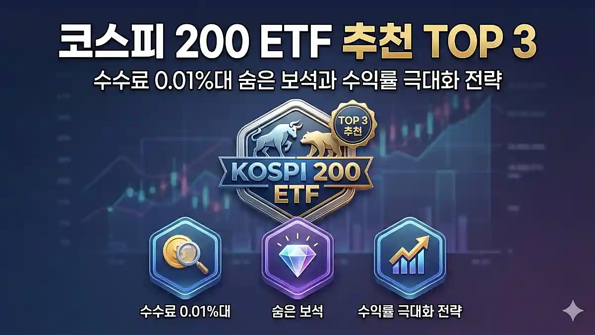 2026 코스피 ETF 추천 가이드ㅣ수익률 극대화를 위한 Top 3 종목 분석
