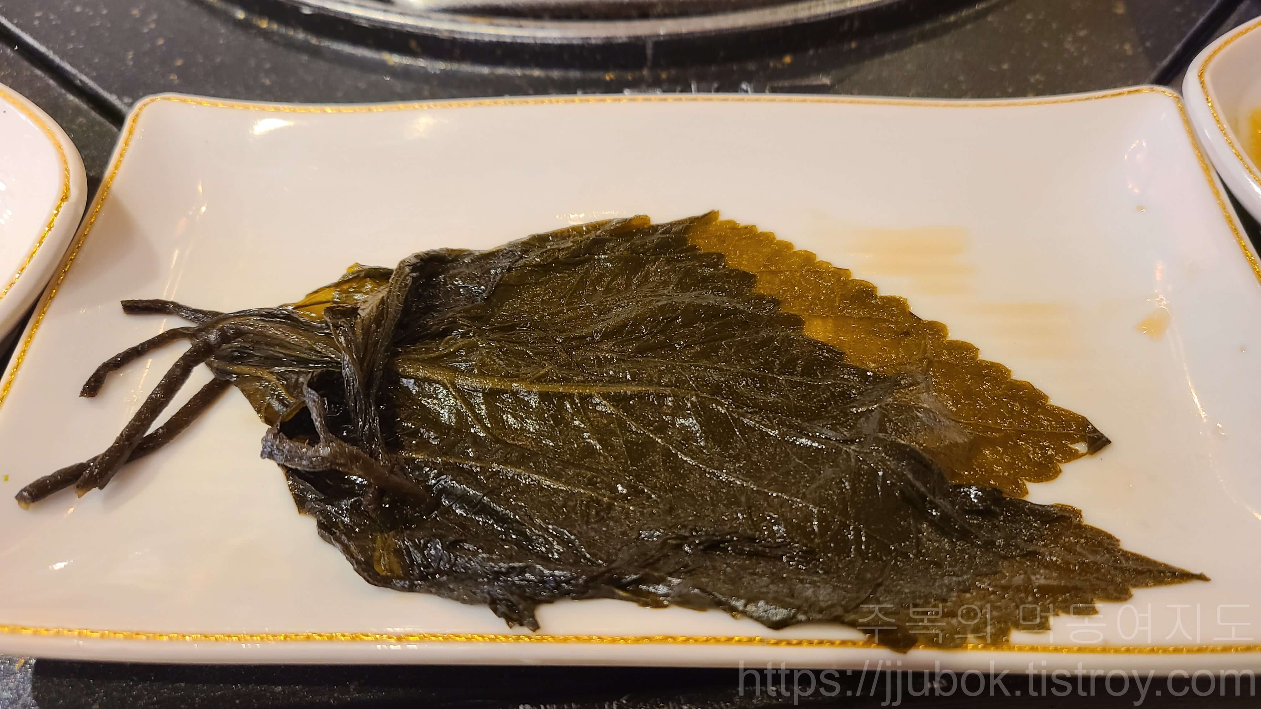 팔각도-밑반찬-깻잎절임