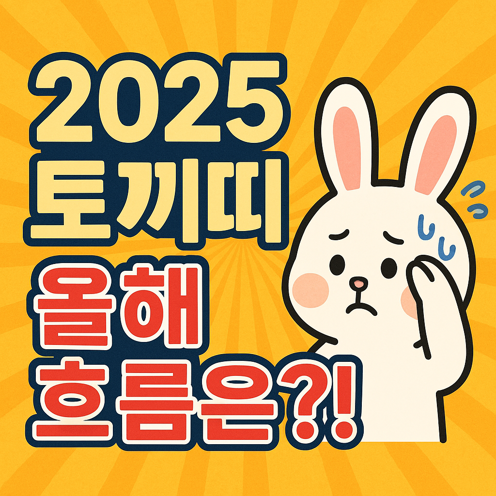 2025년 토끼띠 운세 총정리