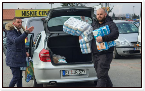 폴란드인들의 구호작업