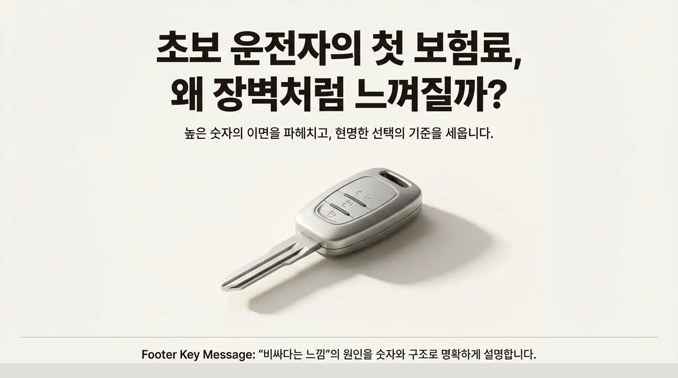 초보 운전자 자차 보험료 평균은 얼마일까?