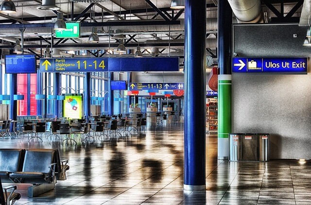 공항 모습
