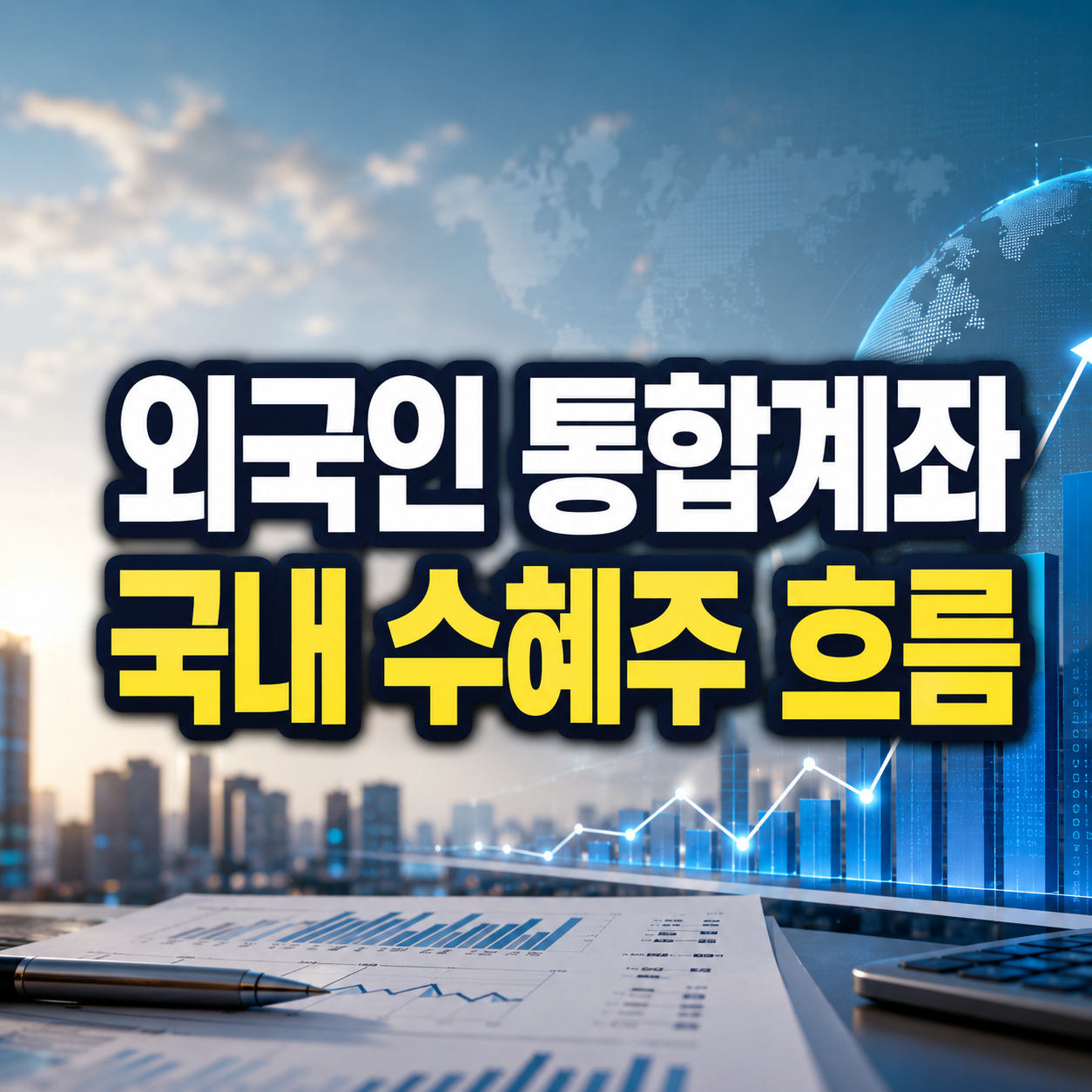 외국인 통합계좌 시행 후 강해진 국내 수혜주 흐름