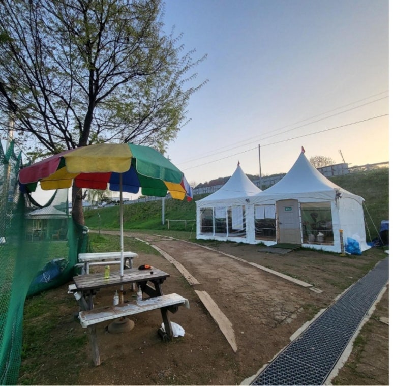 구리 인창 파크골프장 입구 