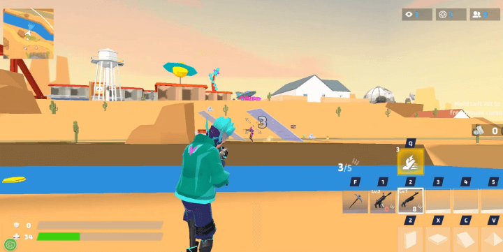 적을-총으로-조준하고-맞추는-화면