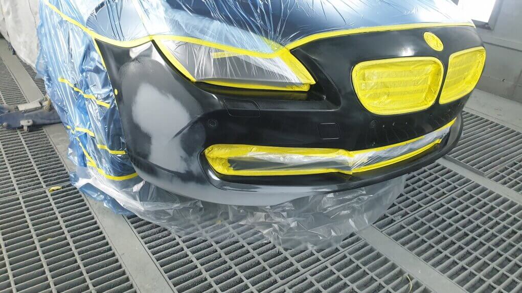 서페이서 도포 자동차 범퍼복원 - 서페이서 도포