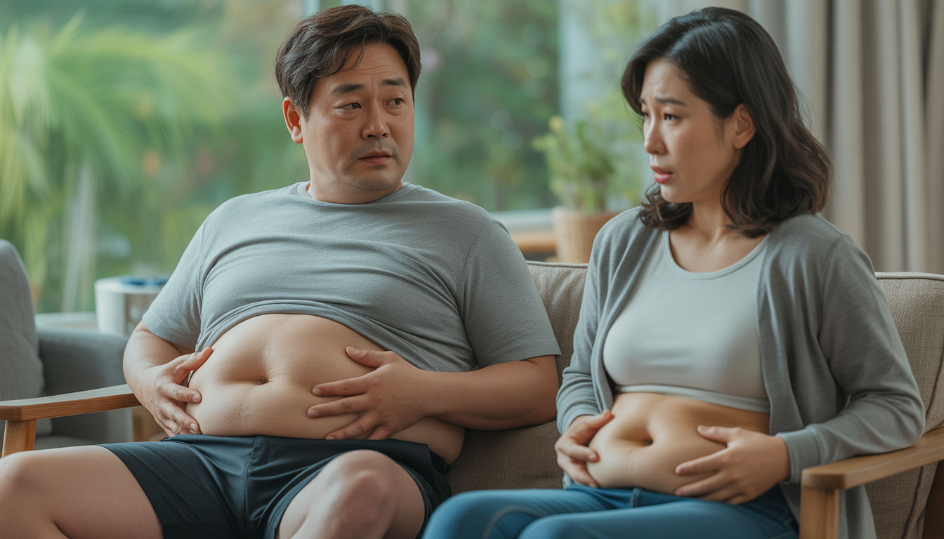 갱년기 이후 살이 찌는 이유는 따로 있습니다. 살 안 찌는 식사법 5가지 정리.