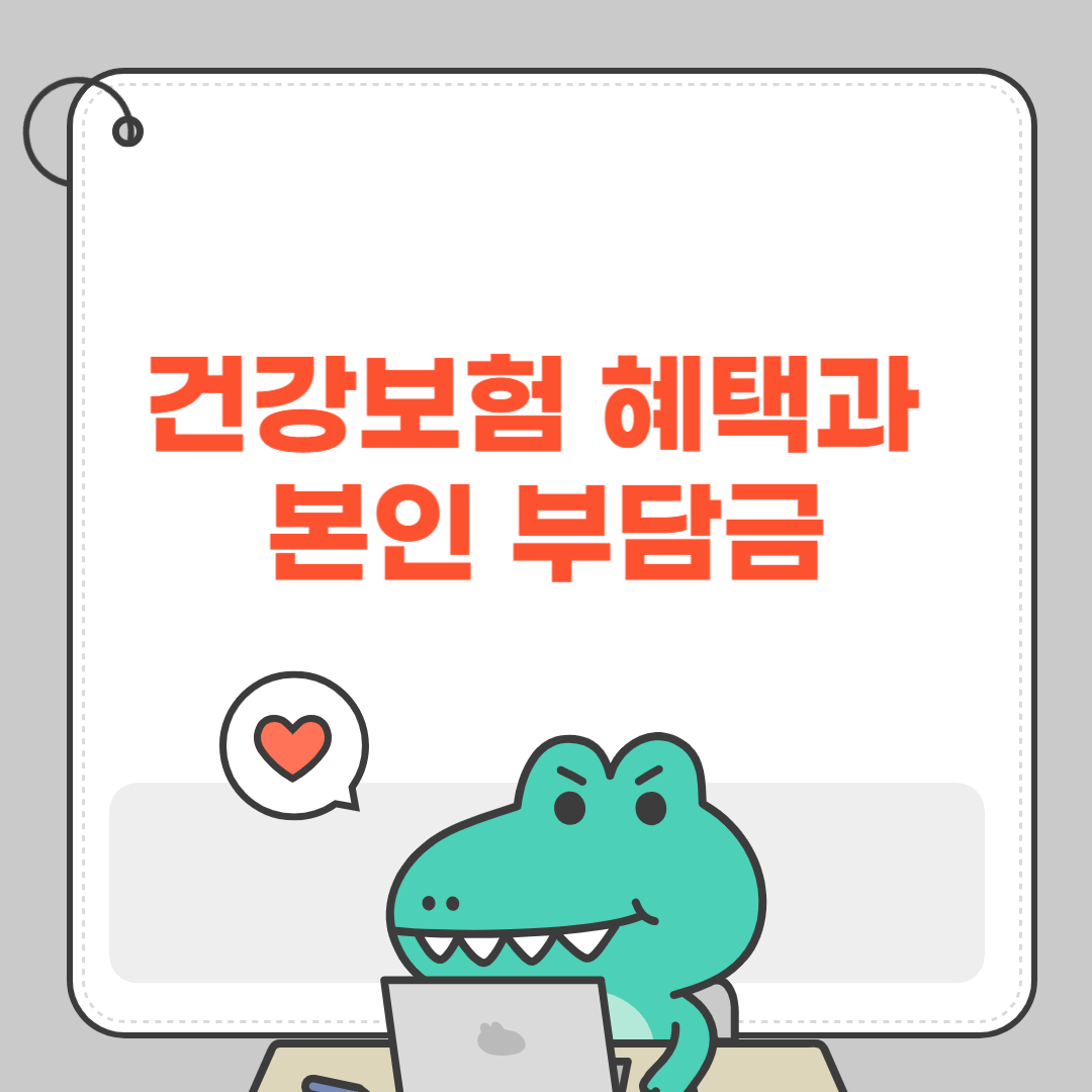 건강보험 혜택과 본인 부담금