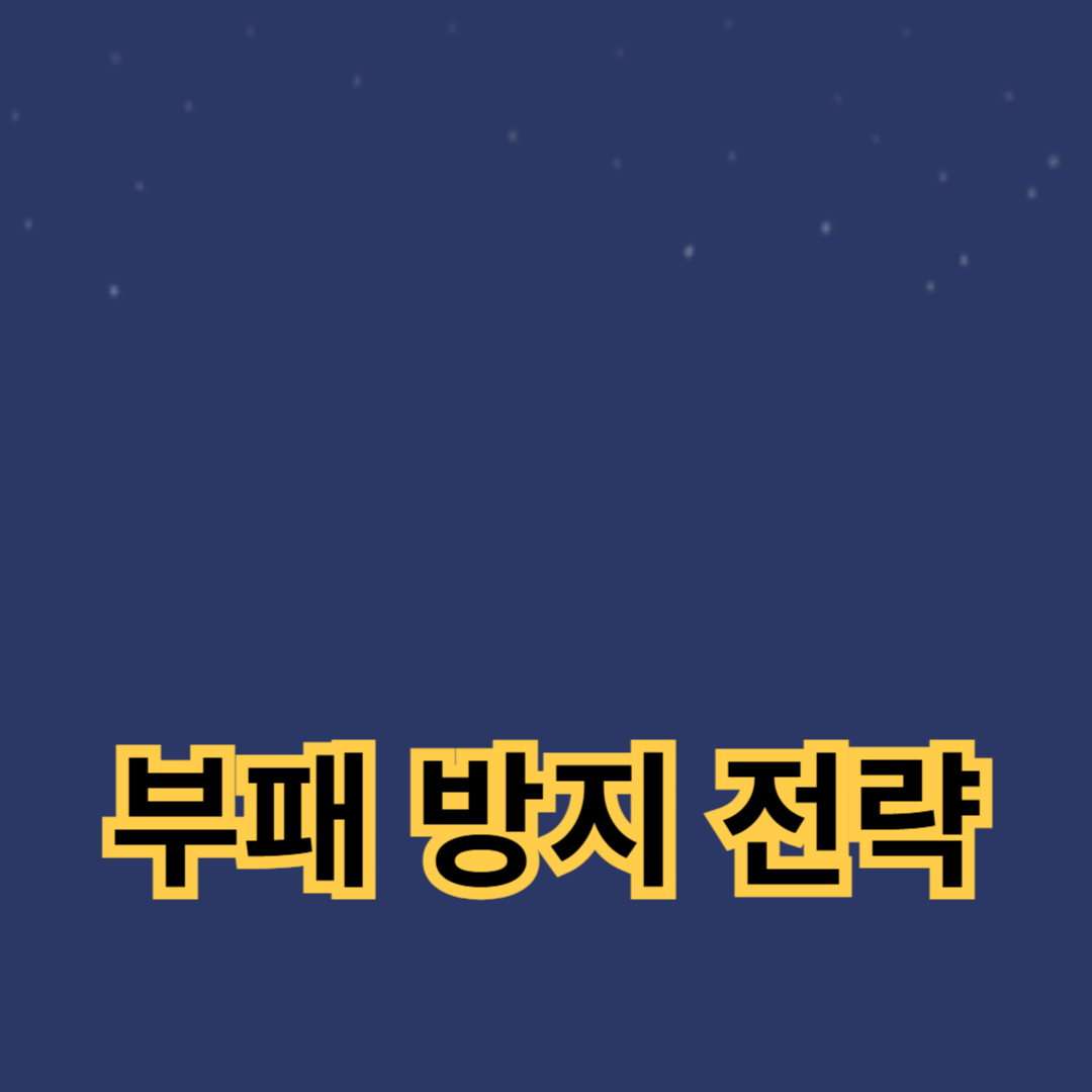 정치적 투명성 강화를 통한 부패 방지 전략