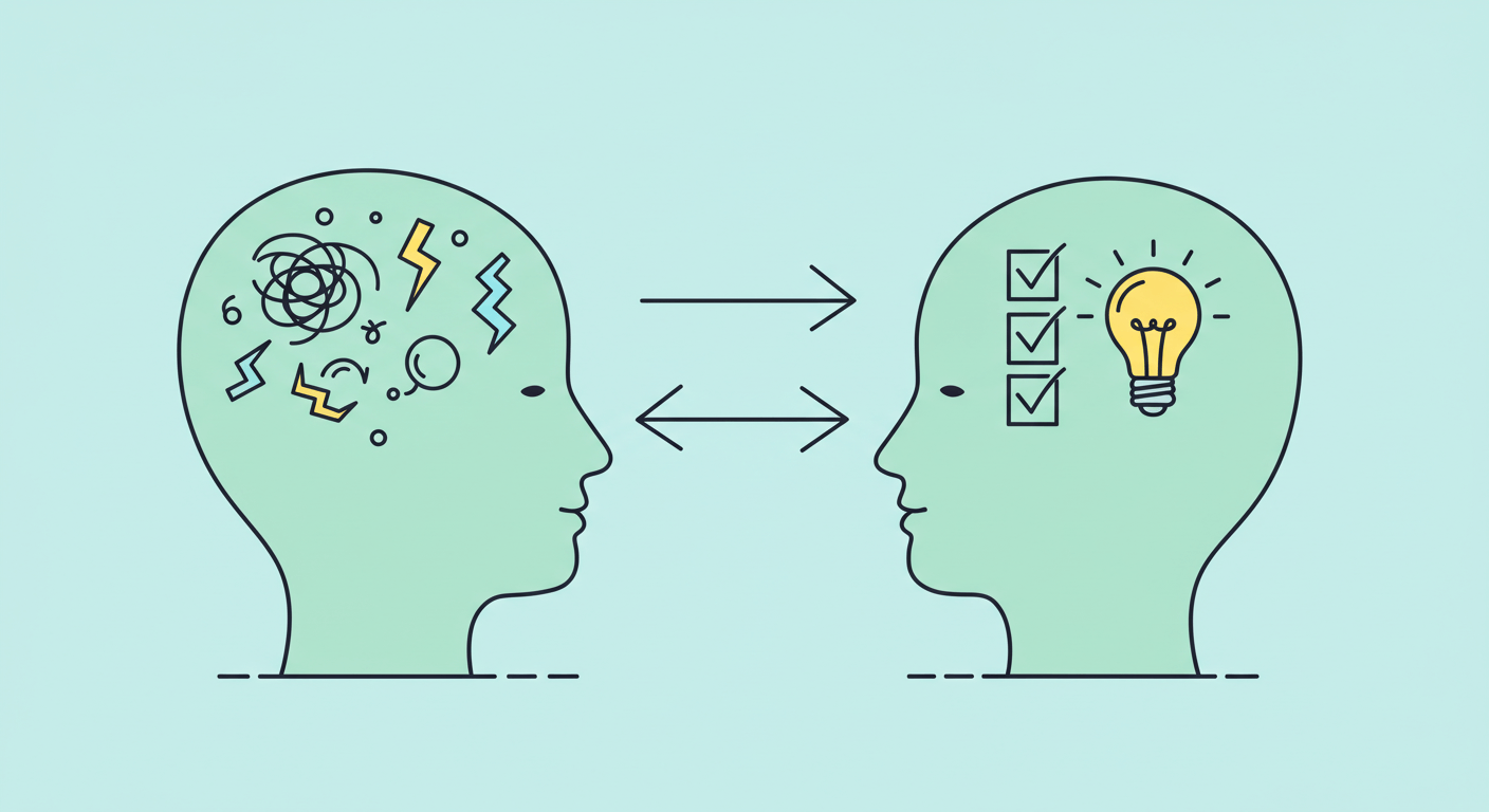 인지행동치료의 효과: 사고의 전환, 삶의 변화