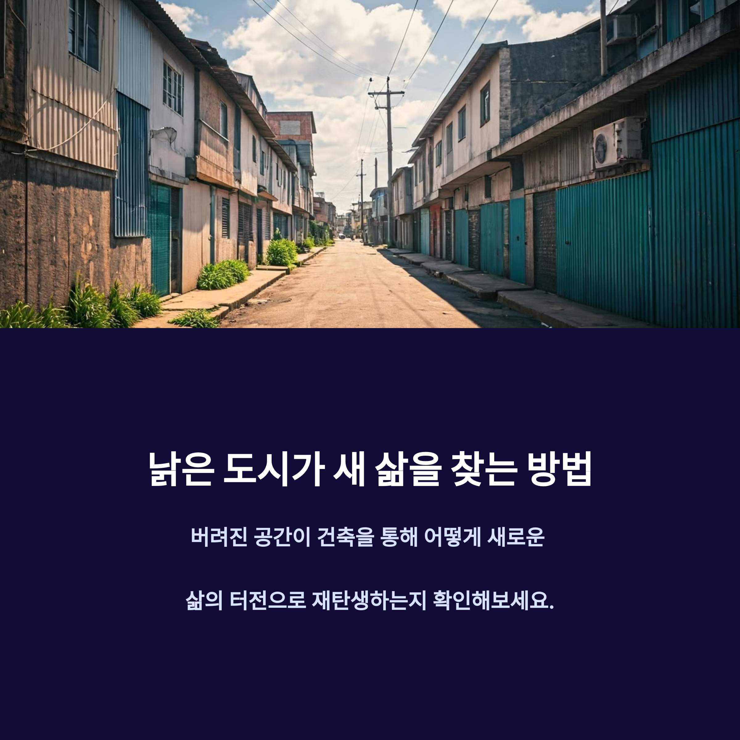 건축이 주도하는 도시 재생_사진