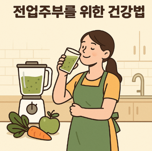 전업주부를 위한 건강법 (홈트, 스트레칭, 생활리듬)