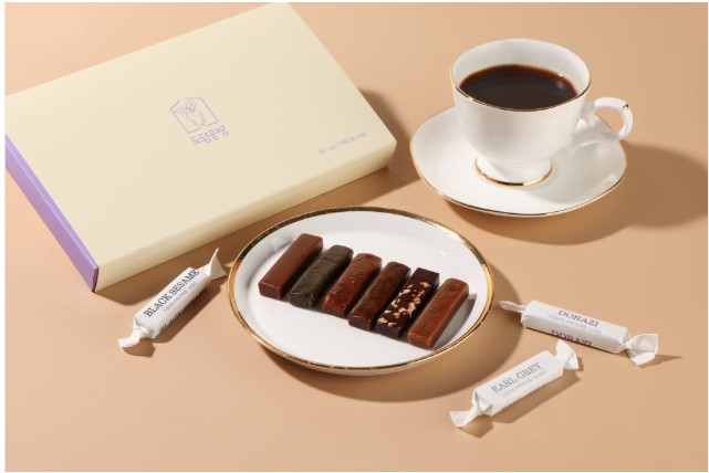 6시내고향 고창전통시장 도라지캐러멜과 커피