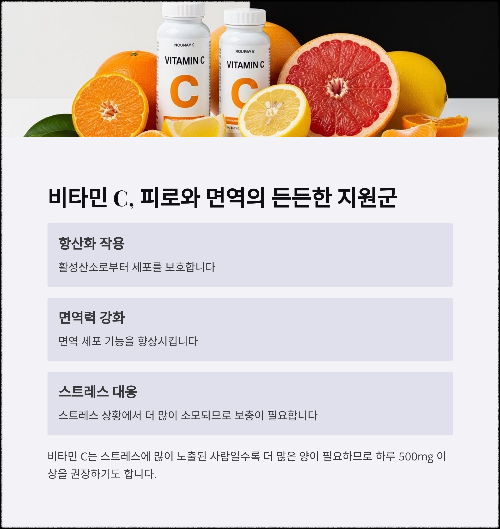 만성 피로 날리는 핵심 영양제 추천 리스트