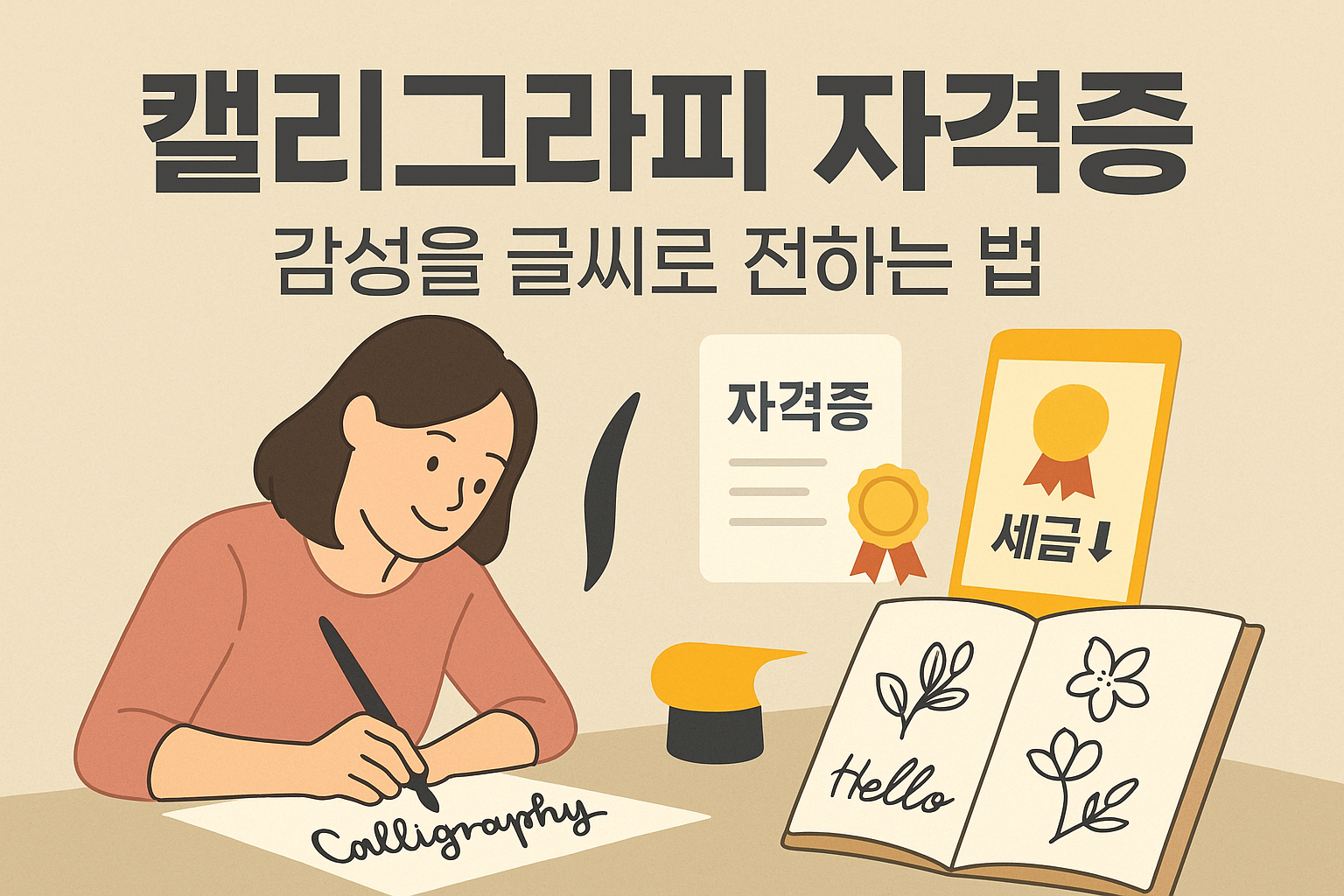 캘리그라피 자격증