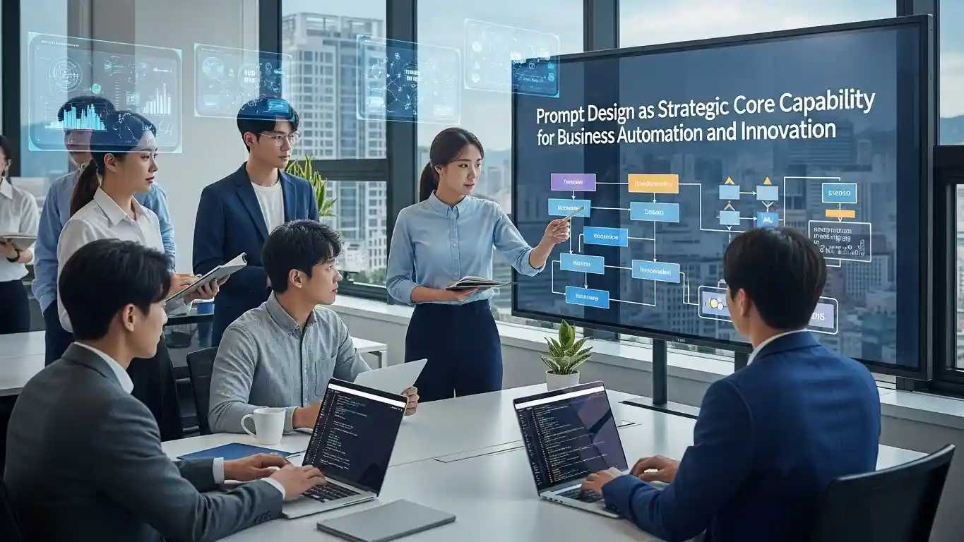 <img src="prompt_design_as_strategic_core_capability_for_business_automation_and_innovation.webp" alt="프롬프트 설계를 기업의 전략적 핵심 역량으로 삼아 자동화와 혁신을 구현하는 이미지 입니다">