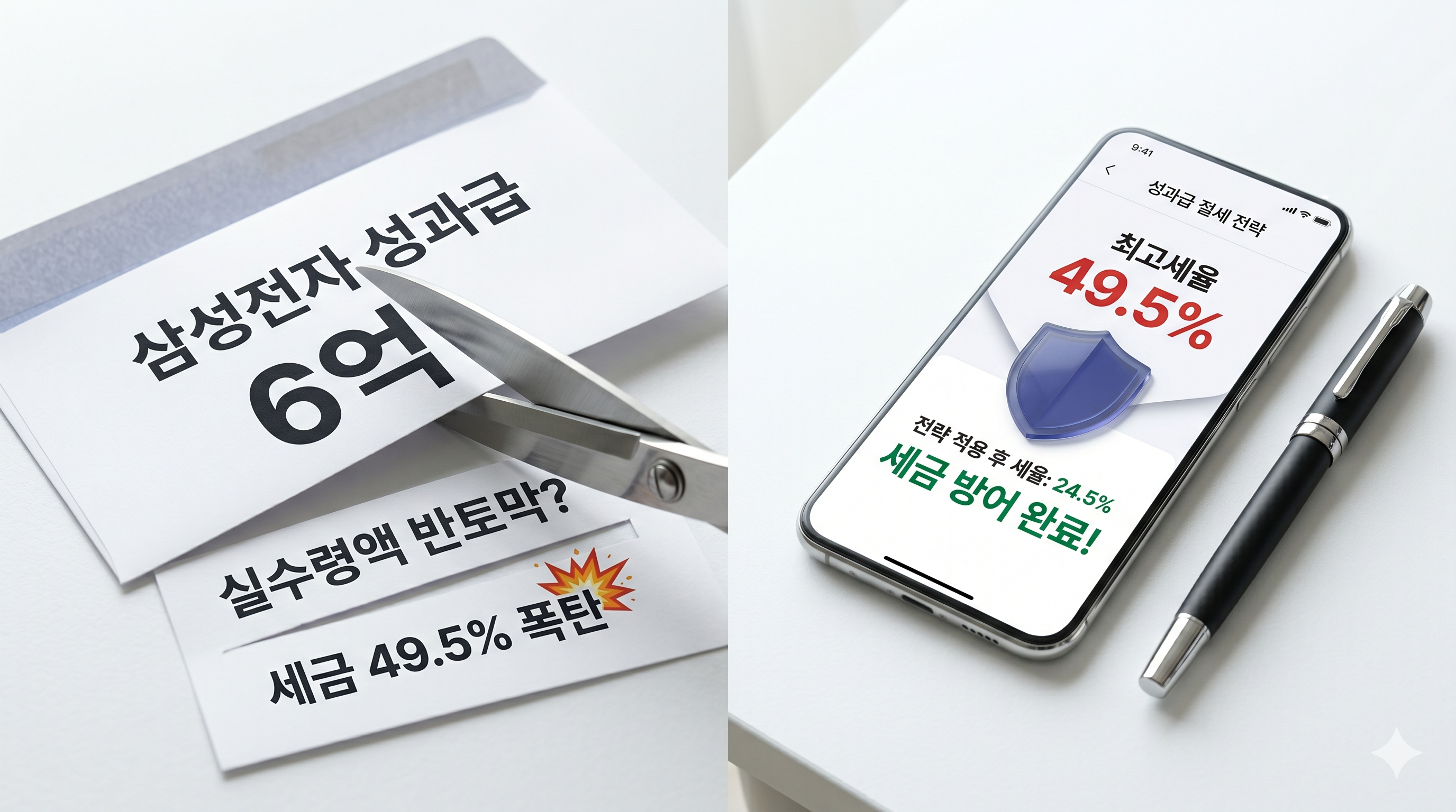 삼성전자 성과급 6억 세금 폭탄 실수령액 반토막