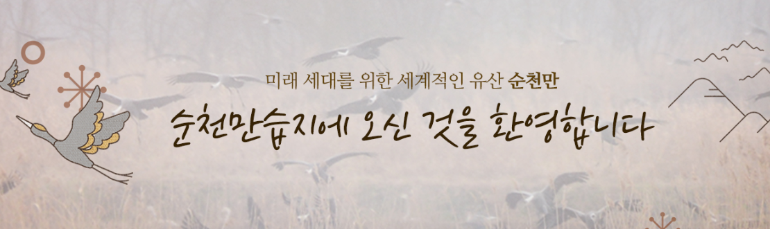 순천만습지 갈대밭