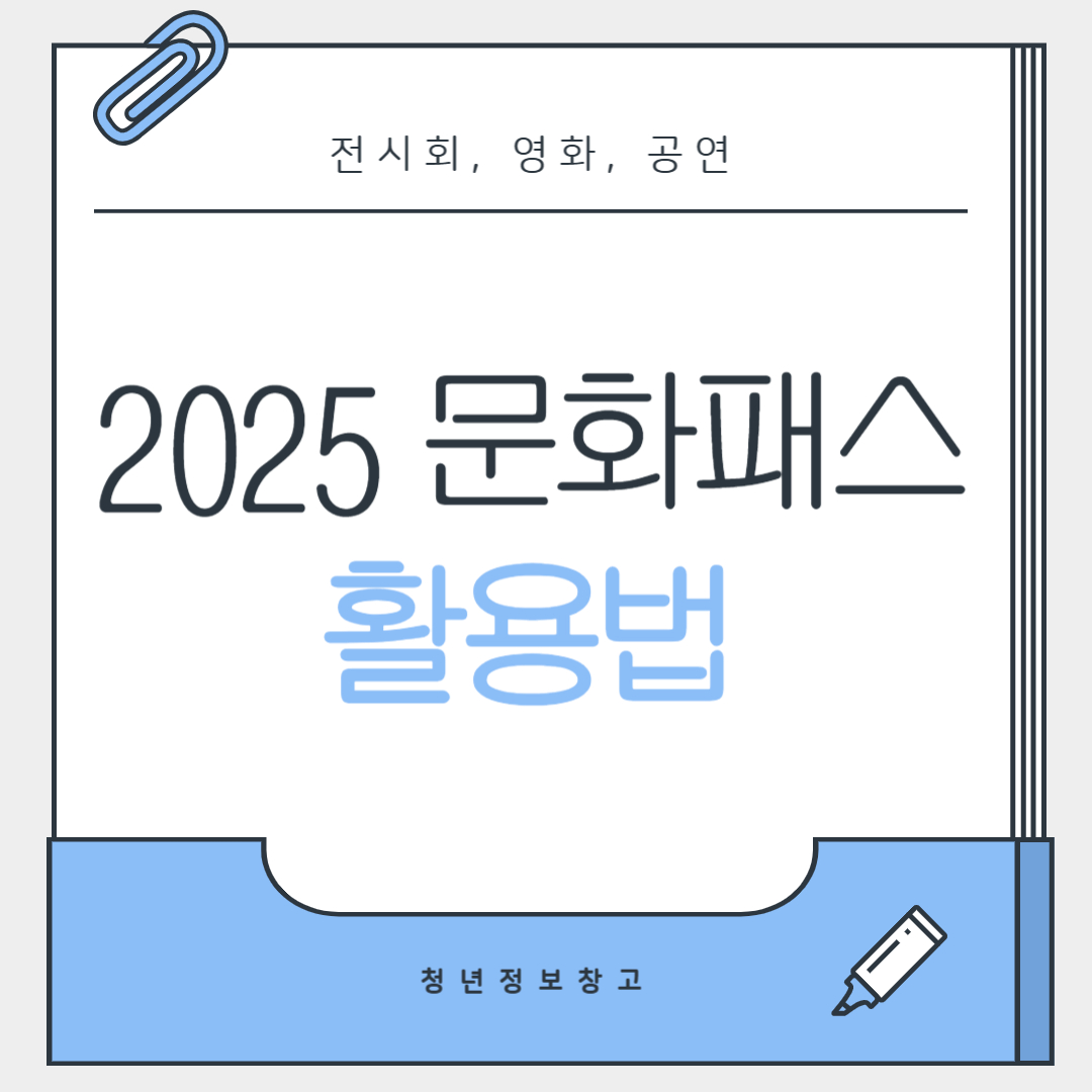 2025 문화패스 활용법 (전시회, 영화, 공연)