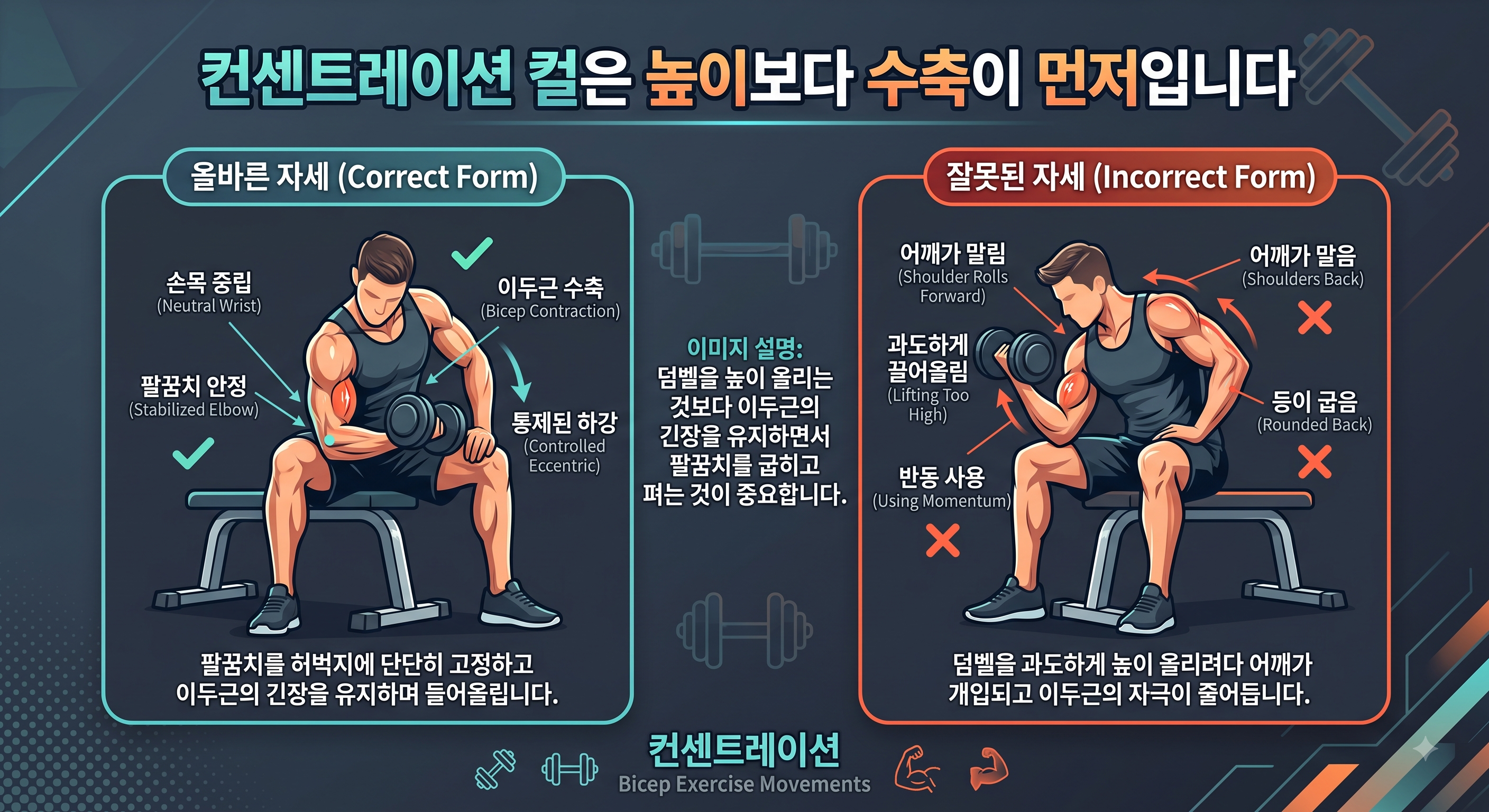 컨센트레이션 컬은 높이보다 수축이 먼저입니다