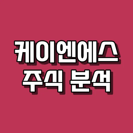 케이엔에스 주식 분석