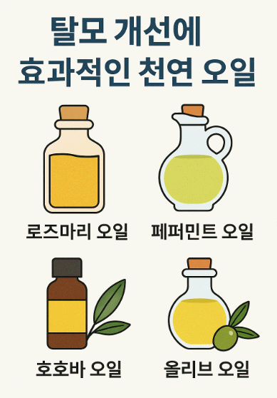 탈모 개선에 효과적인 천연 오일