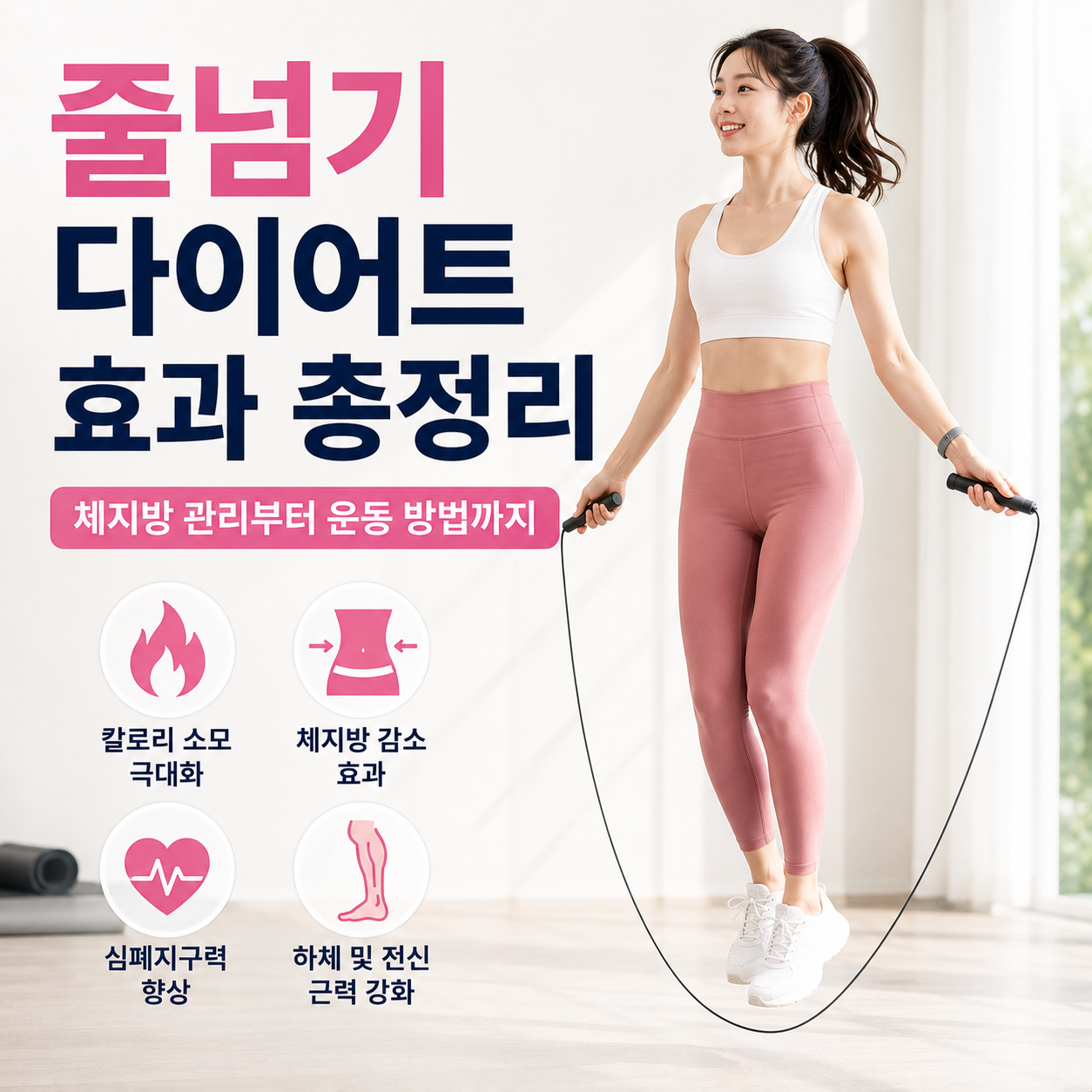 줄넘기 다이어트 효과