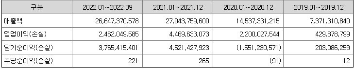 나노팀 제무제표