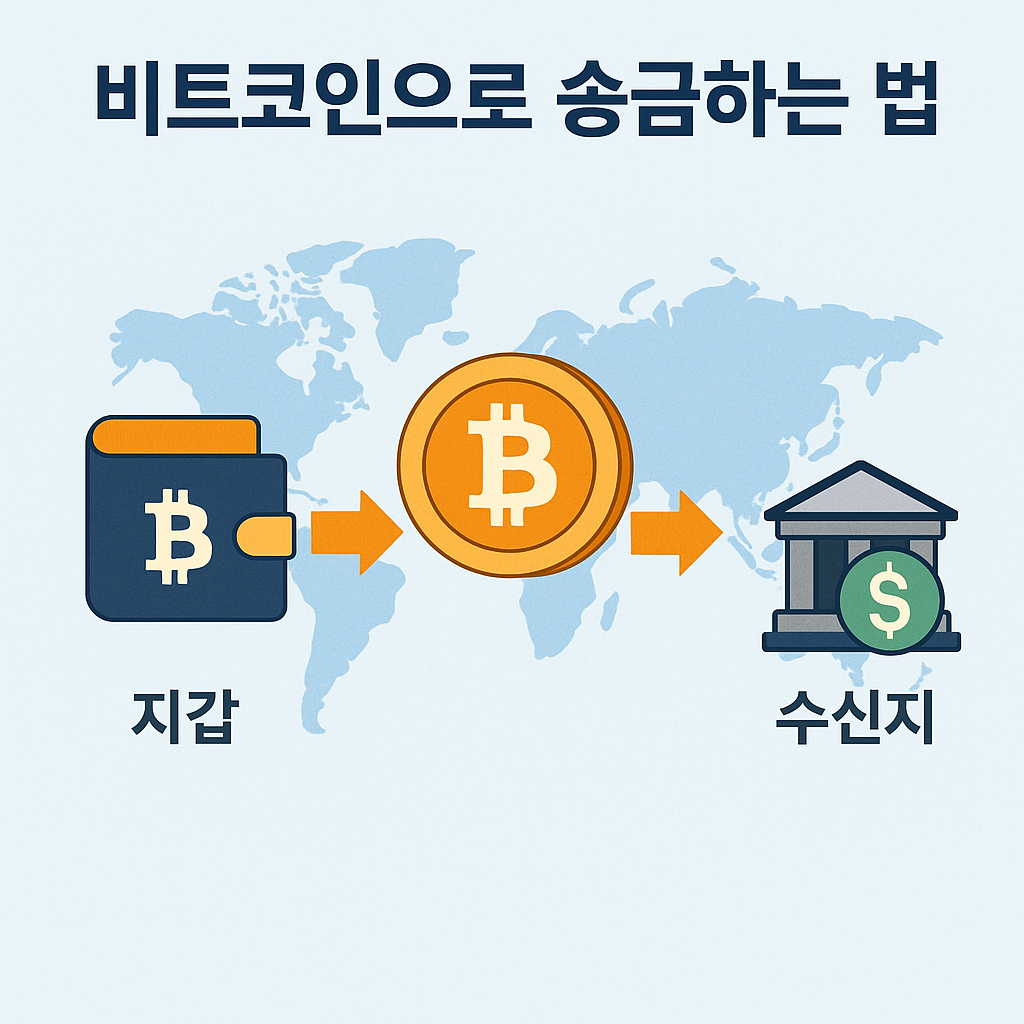비트코인으로 송금하는 법