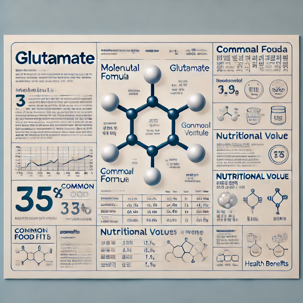 글루타메이트 설명 및 역할 알아보기