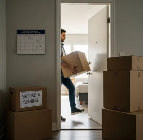 월세 계약 자동연장 후 계약 전에 이사-1