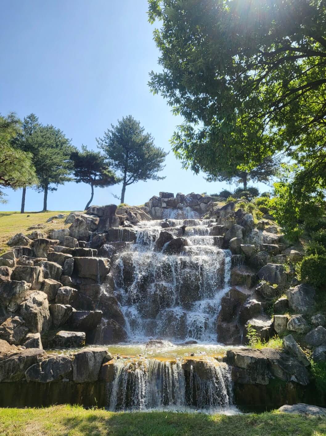 금강cc 서코스 인공폭포