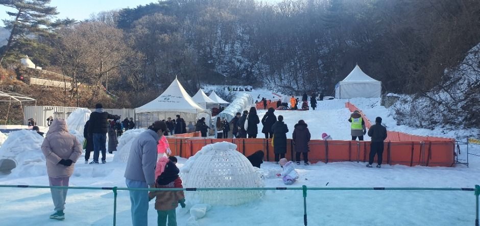 포천 백운계곡 동장군축제