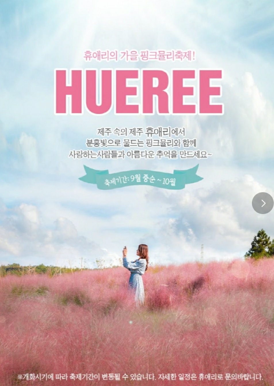 가을 꽃 축제 일정과 지역