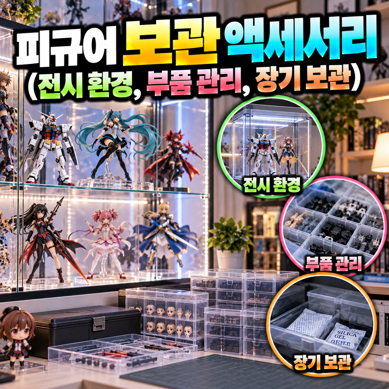 피규어 보관 액세서리