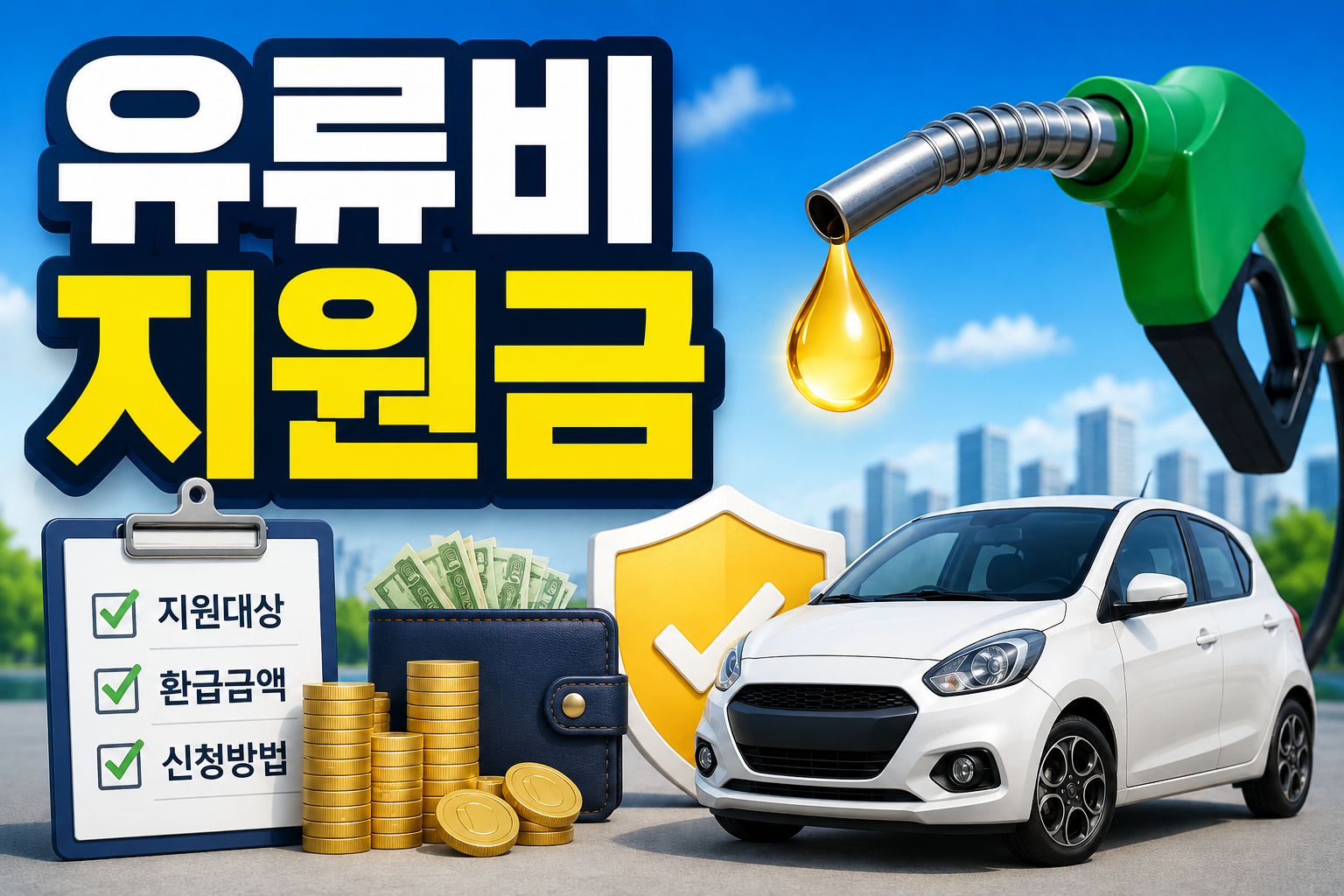 유류비 지원금 최대 30만원 받는 방법｜경차&middot;화물차 환급 조건 총정리 관련 사진