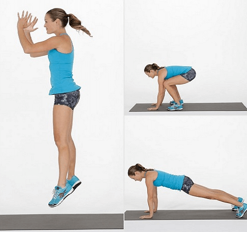 뱃살빼는 초간단 운동법 - 버피