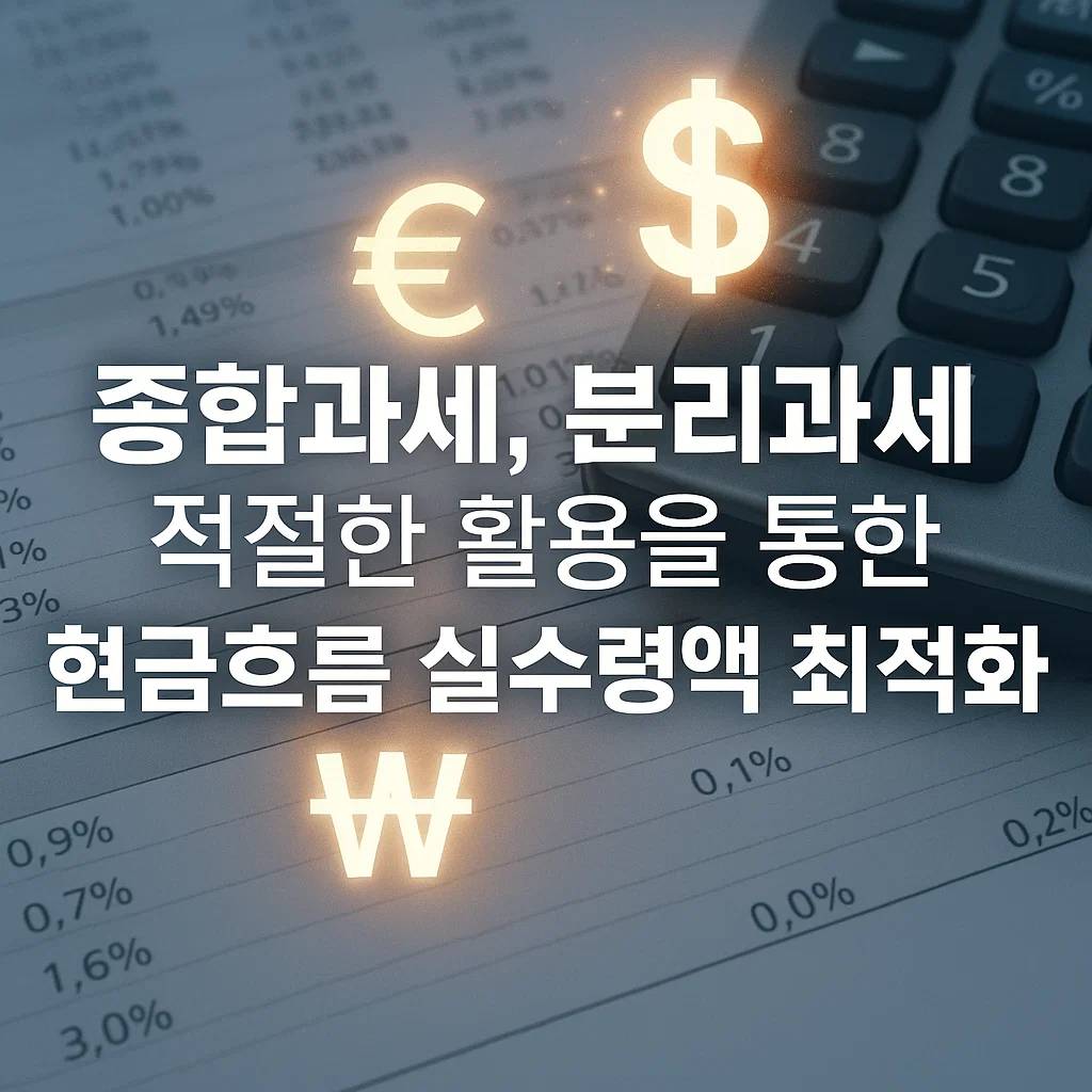 현금흐름-실수령액-최적화-세금전략