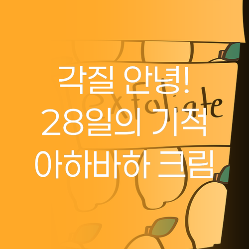 각질, 이제 안녕! 메디필 아하 바하..