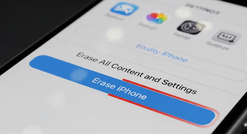 iOS (iPhone) 스마트폰 초기화