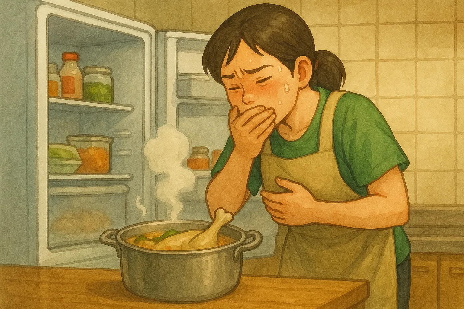 시나리오 문단 - 냉장고를 무조건 믿은게 잘못이었습니다...