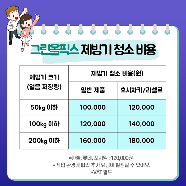 그린올픽스 청소 비용