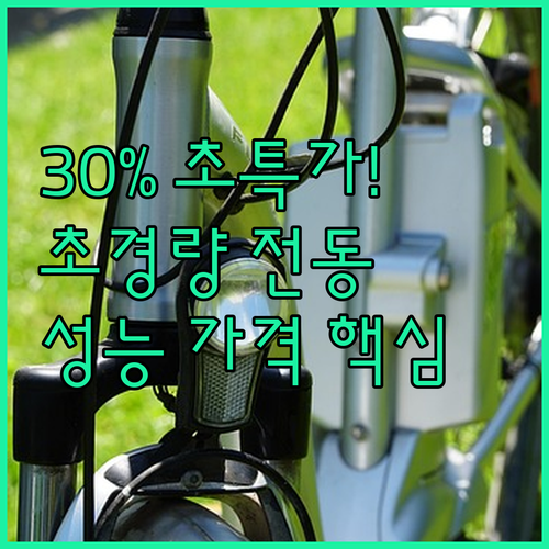 30% 특가 초경량 접이식 전기 자전..