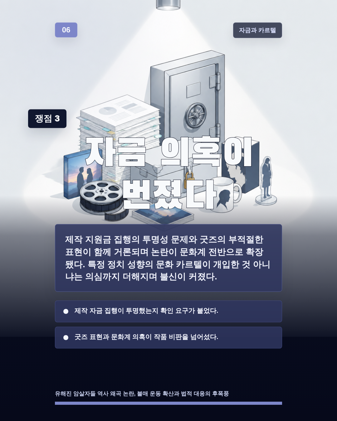 자금 의혹이 번졌다
