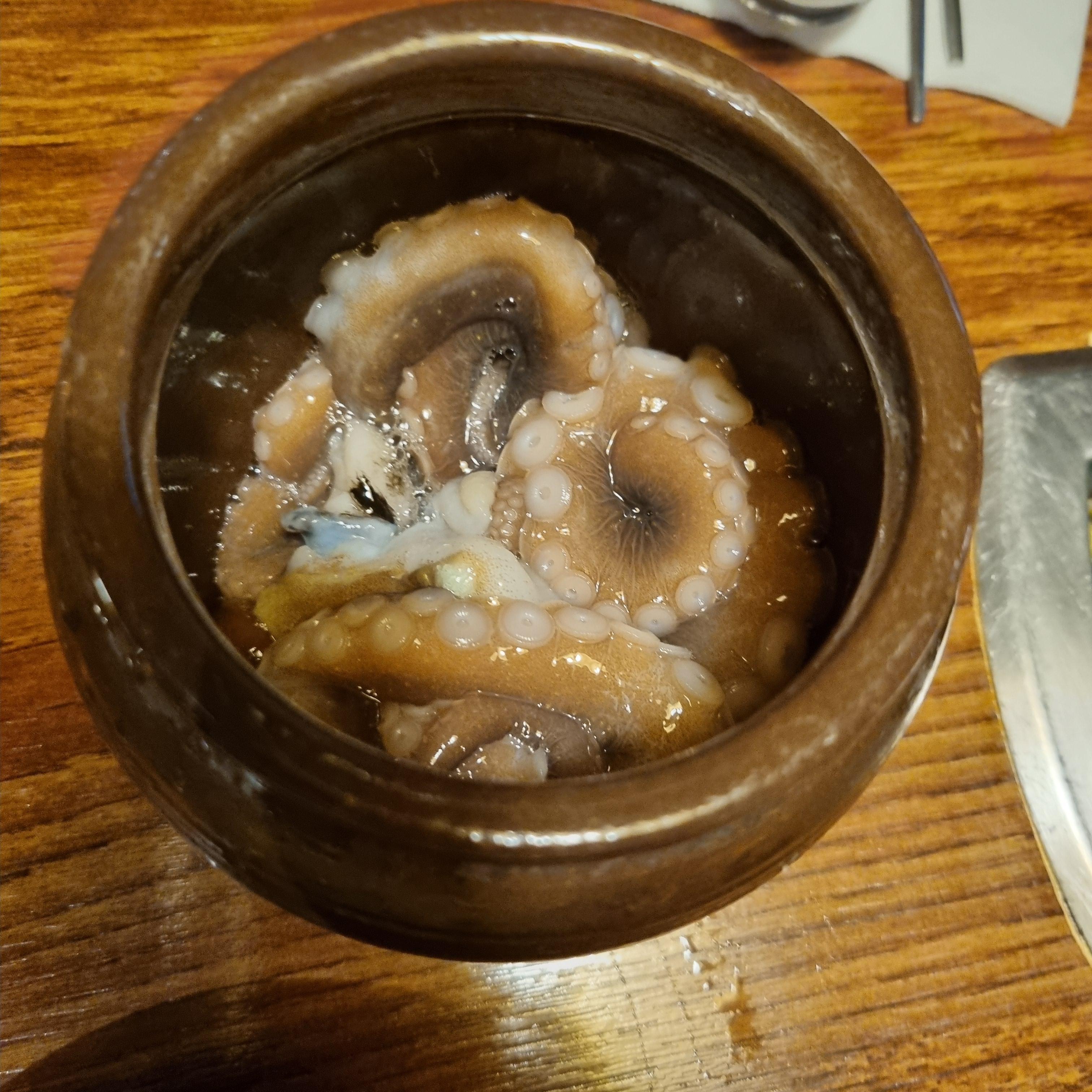 해물 칼국수 낙지