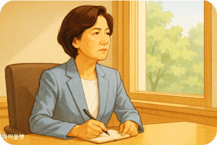 정의와 공의를 다짐하는 추미애