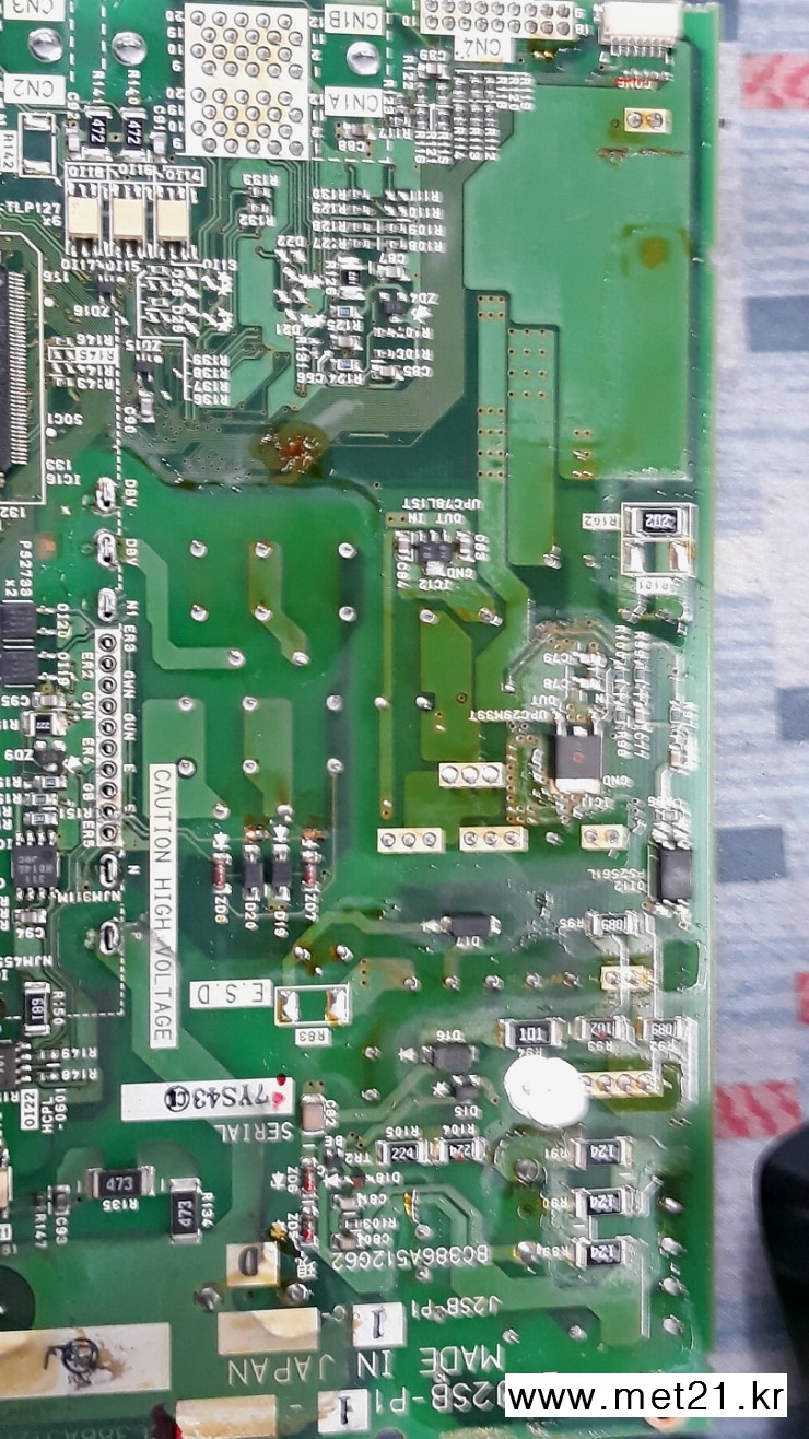 미쓰비시(MITSUBISHI) 서보드라이버 MR-J2S-40B, MR-J2S-70B 알람발생 수리 완료
