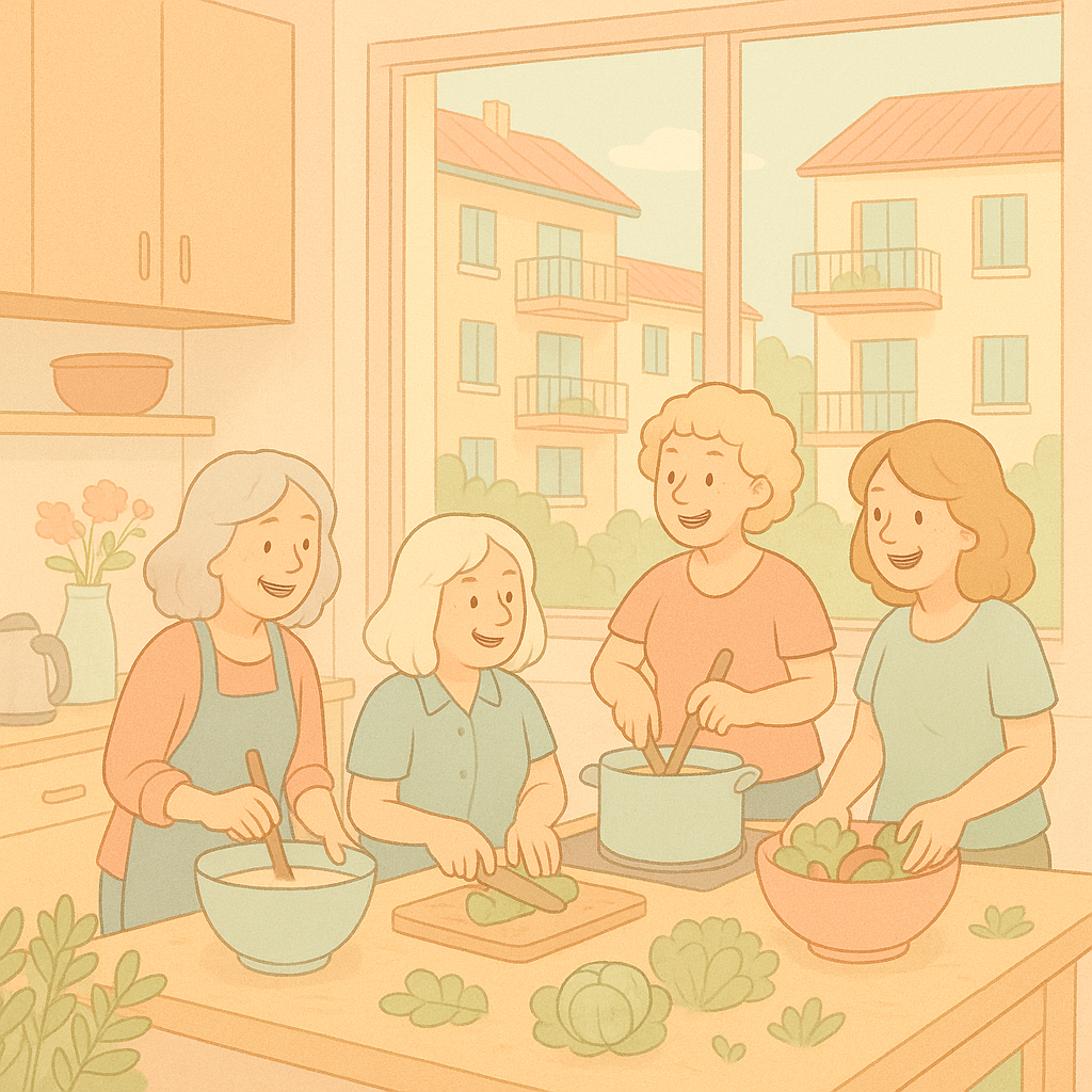 프랑스 리옹의 Les Chouettes, 친환경 주거와 공동 돌봄이 결합된 여성 친화형 노후 공동체