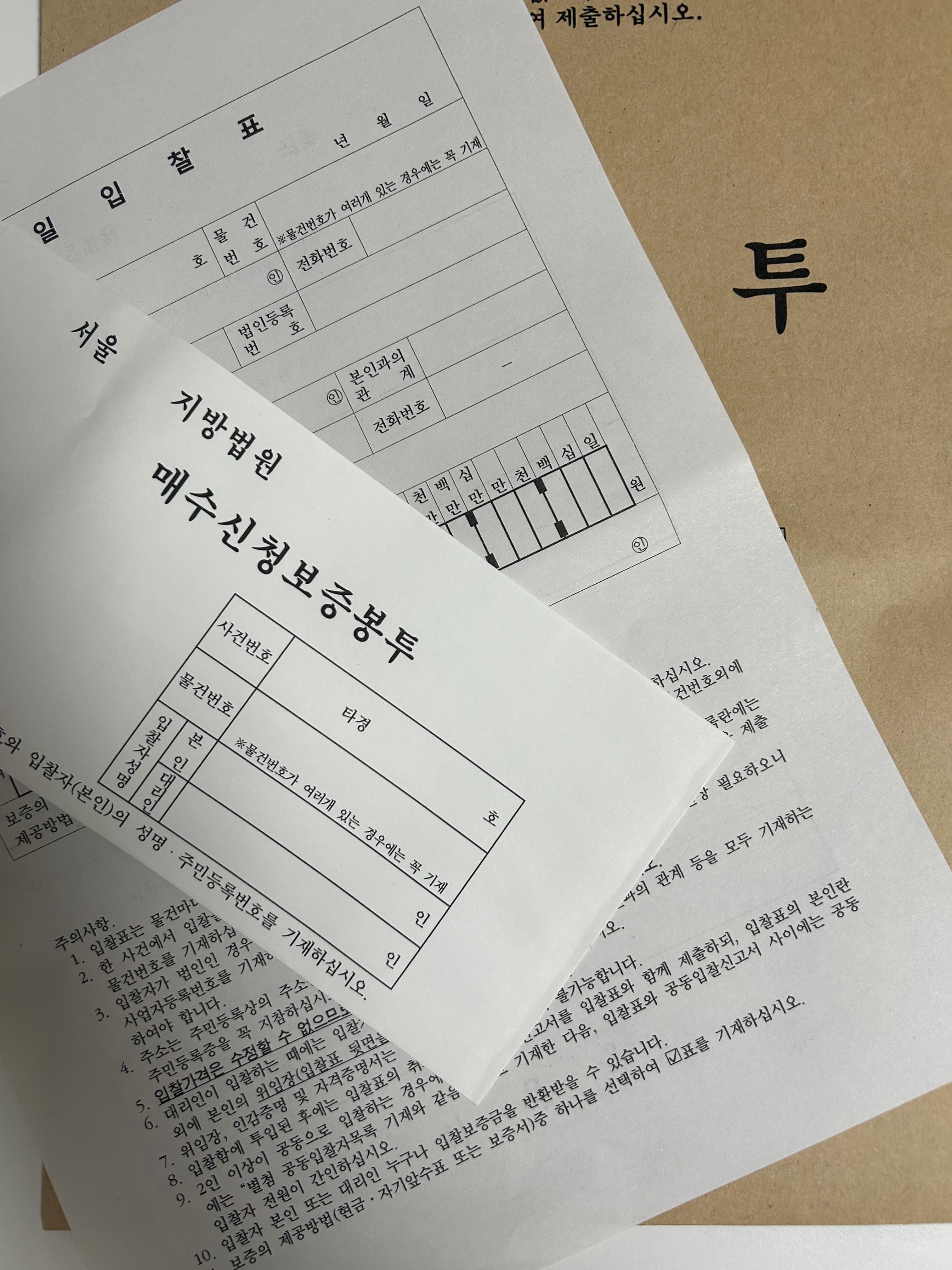 초보자를 위한 법원 경매 입찰 체험: 두려움을 넘어 첫 도전기