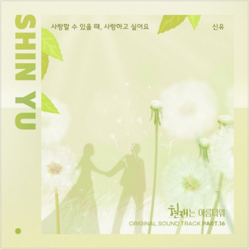 신유 사랑할 수 있을 때 사랑하고 싶어요 앨범 사진